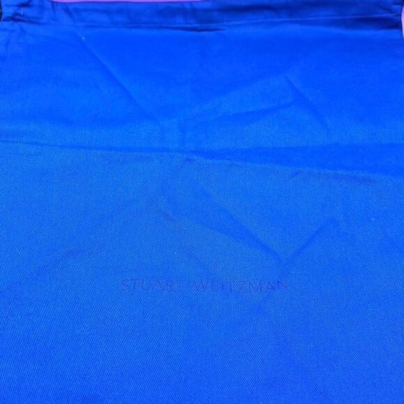 Stuart Weitzman Drawstring Top Large Dust Bag Royal Blue Travel Storage Cover - Picture 2 of 10